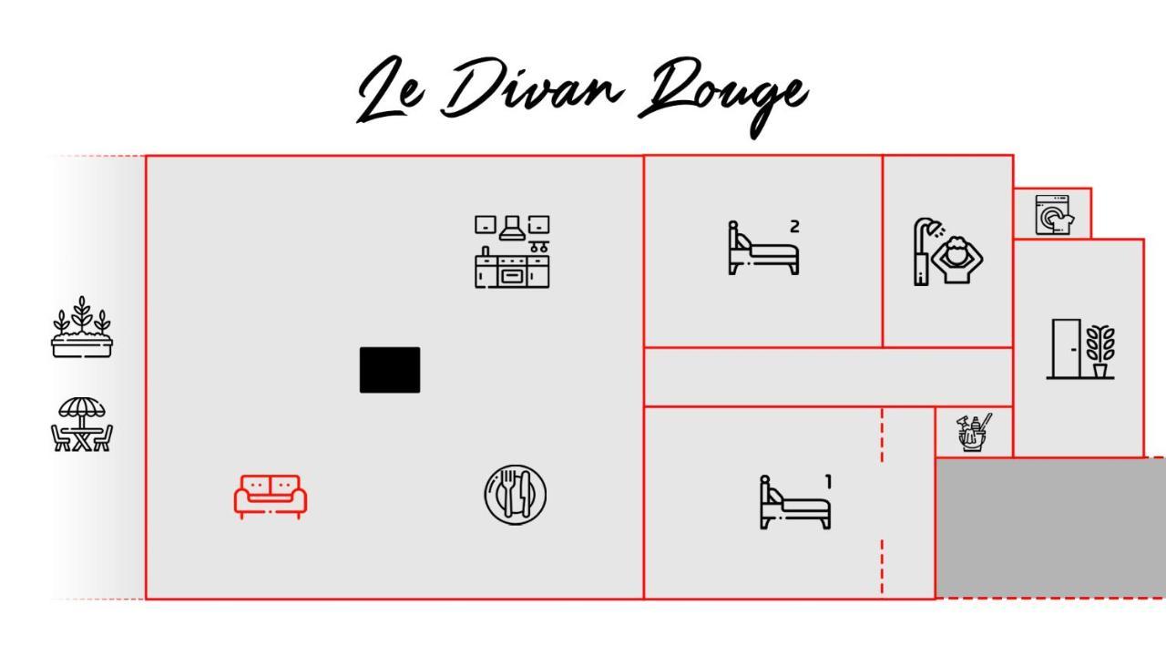 Le Divan Rouge Apartement, Next Atomium & Expo Bruxelles Eksteriør billede